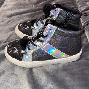 Wonder Nation cat high top shoes